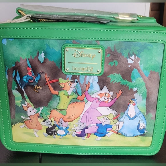 Loungefly Handbags - Loungefly Disney Robin Hood Lunchbox Crossbody Bag